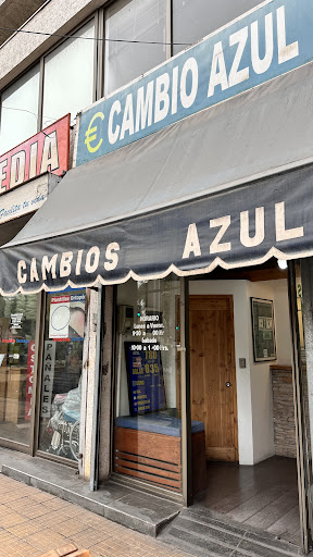 banco Casa Cambios Money Exchange Divisas Azul
